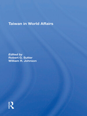cover image of Taiwan In World Affairs
